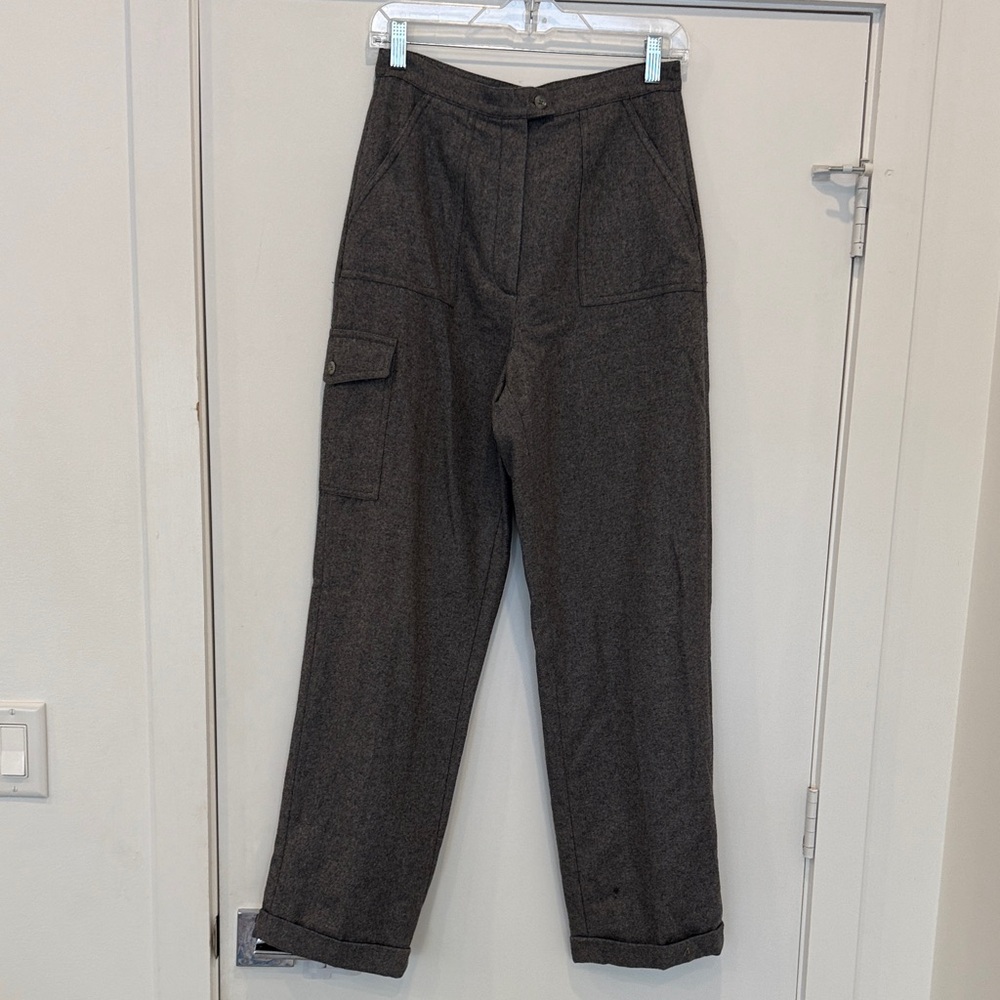 Elegant Dark Gray Women's Trousers